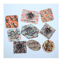 Patch de chapeau en cuir PU avec logo camouflage, dos en cuir laserable, avec adhésif, pour enfants - unisexe