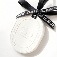 Diffuseur d'huiles essentielles en pierre de plâtre suspendu de haute qualité personnalisé, parfum d'ambiance pour voiture