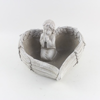 Ventes flash : pots à fleurs en béton style ange, pour plantes en pot, jardinière florale pour la décoration de la maison et du balcon
