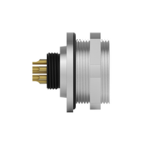Connecteur rapide M9 8 broches étanche robuste pour automobile, type à souder femelle en cuivre, câble électrique 4A, tube
