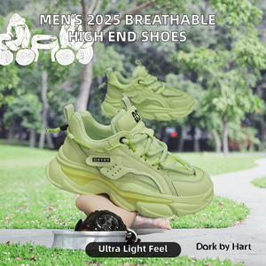 Mocasines de Hombre Otoño 2026, Nuevo Estilo de Alta Gama, Transpirables, Ligeros, con Cordones, Forro de Malla y Suela de Goma - Product Image 2