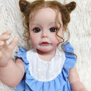 Realistico neonato Full Body morbido Baby Doll Silicone vinile realistica bambole rinate in Silicone neonato - Product Image 6