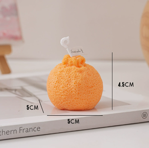 Bougie parfumée décorative Lovsens Trendy Ugly Orange, idéale pour la maison, la photographie, les cadeaux de fêtes et l'aromathérapie. - Product Image 6