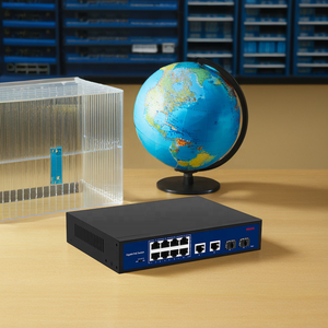 <span class=keywords><strong>2</strong></span> SFP Gigabit 12 cổng <span class=keywords><strong>PoE</strong></span> chuyển đổi đầy đủ Giga 96W <span class=keywords><strong>PoE</strong></span> Mạng Thiết bị chuyển mạch 100/250 Meter 24Gbps full duplex - Product Image 5