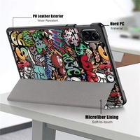 Pour Honor Pad X9 X8 Pro X8Pro étui peint antichoc dur PC couverture arrière pour Huawei Honor Pad X9 X8 Pro étui pour tablette