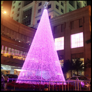 Giant outdoor waterproof Christmas metal cone tree motif <b>light</b> with <b>star</b> <b>led</b> <b>lights</b> - Product Image 6