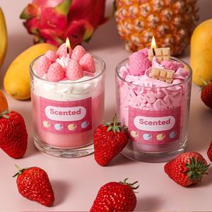 Candela Profumata Artigianale in Cera <span class=keywords><strong>di</strong></span> Soia a Forma <span class=keywords><strong>di</strong></span> Macaron, Decorazione per la <span class=keywords><strong>Casa</strong></span>, Regalo per Matrimoni, Capodanno e Festività - Product Image 3