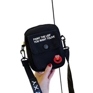 Borsa da donna all'ingrosso stile Harajuku giapponese nuova moda impermeabile in tela con cerniera piccola borsa quadrata per sesamo Street ispirate - Product Image 5