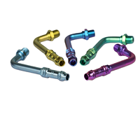 Venta Directa de Fábrica, TKS M10 CNC, Cabeza Plana de 90 Grados, Titanio GR5 Anodizado con Acabado PVD, Ajustador de Cable de Embrague, Freno y Acelerador