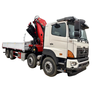 Novas guindastes articulados hidráulicos Palfinger de 25, 30 e 35 toneladas montados em caminhões pesados <span class=keywords><strong>Hino</strong></span> 8x4 com guindaste. - Product Image 1