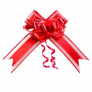 Ruban en plastique rouge classique simple multicouche pour voiture de mariage, sapin de Noël, emballage cadeau, accessoires - Product Image 5