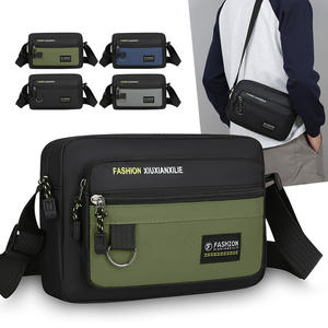 Fashion Xuxianxue Men's Messenger <b>Bag</b> <b>Large</b> Capacity Nylon Waterproof <b>Crossbody</b> <b>Bag</b> For Business Travel Casual Use - Product Image 2