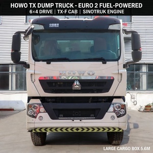 Camion benne d'occasion Sinotruk HOWO TX 6x4 Euro3 420ch à transmission manuelle, diesel, pour <span class=keywords><strong>transport</strong></span> de travaux lourds - Product Image 3