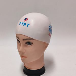 <span class=keywords><strong>Gorro</strong></span> de Natación de Silicona de Alta Calidad, Impermeable, de Alta Elasticidad, Tipo Domo, para Competencia Infantil - Product Image 4