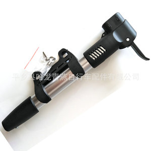 Pompe à vélo en alliage d'aluminium 130-160PSI, équipement de cyclisme portable haute pression - Product Image 4