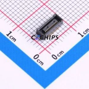 5001-BF0424-25-00 Board-to-Board & Backplane Connector SMD,P=0.4mm Connector 24P 0.4mm Slot Butt Joint Vertical Mount - Product Image 1