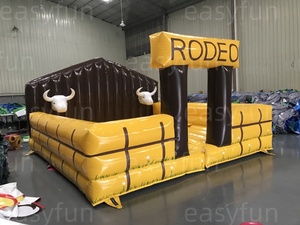 Equipo de Entretenimiento para Interiores, Juegos de Carnaval, Toro Mecánico Seguro con Colchón para Niños, Máquina Inflable de Montar a Caballo en <span class=keywords><strong>Alquiler</strong></span> - Product Image 5
