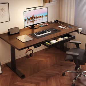 Escritorio Eléctrico de Pie con Doble Motor y Diseño Ergonómico Ajustable en Altura para Oficina en <span class=keywords><strong>Casa</strong></span>/Dormitorio, Configuración de Doble Monitor - Product Image 3