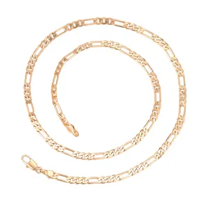 46454 <span class=keywords><strong>xuping</strong></span> 2019 più nuovo disegno di modo placcato oro monili della collana della catena per il neutro - Product Image 1