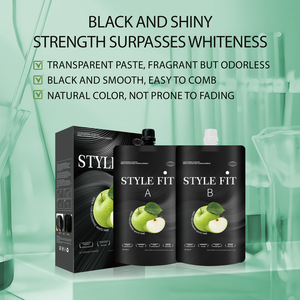 Tinta per <span class=keywords><strong>Capelli</strong></span> OEM Naturale con Etichetta Privata, Colorazione Permanente a Lunga Durata, Tinta Nera alle Erbe <span class=keywords><strong>Senza</strong></span> <span class=keywords><strong>Ammoniaca</strong></span>, Copre i <span class=keywords><strong>Capelli</strong></span> Grigi - Product Image 4