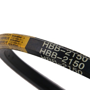Máquina de goma clásica de alta calidad, correa de doble V HAA HBB HCC, correas hexagonales de bajo ruido HBB2150, soporte personalizado OEM - Product Image 5