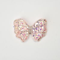Breloques à paillettes en forme de nœud pour chaussures, clips décoratifs en strass et cristal pour enfants, filles, femmes, chaussures habillées, chaussures de princesse, ballerines et bottes