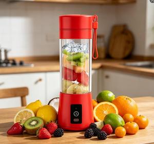Vaso Mezclador Portátil de 380 ml con 6 Cuchillas, Ideal para Smoothies, Gran Venta en África, para Hoteles, Oficinas, Campamentos y Uso al Aire Libre - Product Image 1