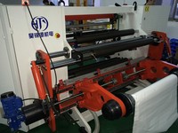 Machine de découpe et de rembobinage de rouleaux de papier thermique de petite largeur avec certification CE