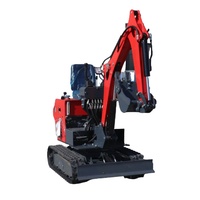 Promotion exceptionnelle : Mini-excavatrice Catapiller de 0,8 tonne fabriquée en Chine, multi-usages, nouvelle excavatrice Cat