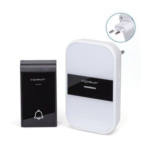 Sonnette sans fil Gigastar pour intérieur et extérieur, avec bouton poussoir et récepteur - Product Image 1