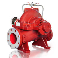SHYNPO Grande Capacité Split Case Diesel Moteur Pompe À Incendie Horizontal Double Aspiration Système De Pompe À Incendie Avec Moteur Diesel