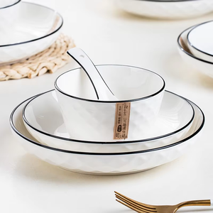 Modern Ceramic Flat Plate for Western <b>Tableware</b> for Party Cake Dessert Sushi Steak Bread Tray Serving - Product Image 2
