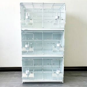 Groothandel Professionele Hete Verkoop Hoge Kwaliteit Stapelbare Broedvogelkooien Luxe Liefde Vogelkooi Kopen Metalen Kanarie Papegaaienkooi - Product Image 3