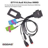 Plataformas de prueba GODIAG Paquete completo a juego de llaves IMMO GT110 111 112 114 para VAG 2nd 3rd 3.5th 4 Generation