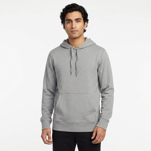 Hot Sale New Arrival Unique Style Casual Breathable Quick Dry 250g Fleece <b>Hoodies</b> Men Polyester/Cotton Winter Custom Front Logo - Product Image 1