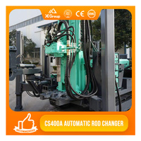 XLDRILL 91kW Moteur Diesel CS400A Foreuse à Changement Automatique de Tige avec Boîte de Vitesses pour Puits d'Eau 270m Magazine