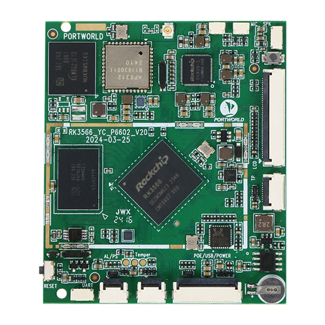 OEM ODM RK3566 P6602 Industrial Embedded Motherboard Android Linux PCBA for IoT Gateway and Industrial Control CE