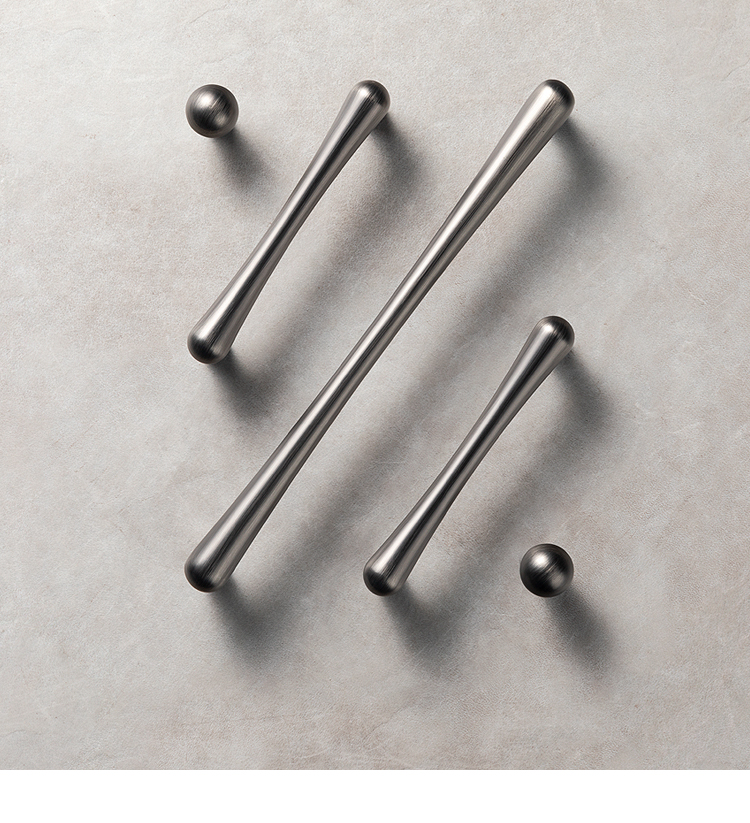 EADER water drop shape Modern minimalist handle wardrobe cabinet drawer Nordic gray door handle