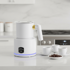 Mousseur à <span class=keywords><strong>lait</strong></span> électrique automatique 400W en acier inoxydable, fonctionnement à une touche, capacité <span class=keywords><strong>de</strong></span> 3 tasses, mousseur à <span class=keywords><strong>lait</strong></span> semi-automatique chaud/froid - Product Image 5