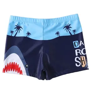 WEN Swimming Trunks For Boys Shark Trunks Swimsuit 2-9Y Children's Swimwear Kids Trunk Shark Beachwear