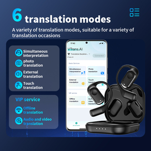 VORMOR G5 NUOVI Auricolari Traduttori con <span class=keywords><strong>App</strong></span> <span class=keywords><strong>per</strong></span> Smartphone, Supporto <span class=keywords><strong>per</strong></span> 150 Lingue, Traduzione Bidirezionale, Cuffie Wireless - Product Image 3