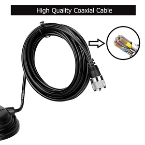 Base de montaje en techo de coche magnético CA35 SL16 5 M Cable Coaxial PTT 239 SO-Accesorios de antena de coche móvil para exteriores - Product Image 4