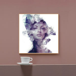 <span class=keywords><strong>Aquarelle</strong></span> abstraite femme toile Art mural peinture affiche maison café décor mural peinture à l'huile sur toile affiches et imprimés Art photo - Product Image 2