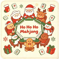Tapis de Mahjong Américain de Noël Antidérapant, Tapis de Table de Mahjong Imprimé Village de Noël, Tapis de Jeu pour les Fêtes
