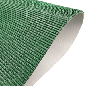 Eğimli konveyör perakende kullanım gıda sınıfı için yeşil PVC dayanıklı kaymaz konveyör bant - Product Image 4