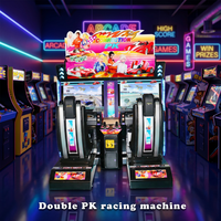 Siège de cockpit de simulation de course Kuermai avec cadre métallique, plateau de jeu inclus, rig de simulation personnalisé pour centres de jeux, garantie 1 an