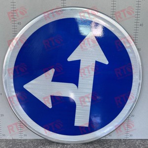 Yellow TriangleTraffic Safety Sign Board Placa de señal reflectante de 1,5mm de espesor con placa de aluminio - Product Image 3