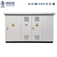 Poste de transformation compact préfabriqué en conteneur OEM 10kV 20kV 35kV pour distribution d'énergie extérieure 110KV 115KV 132KV 220KV