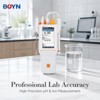 Analyseur de qualité de l'eau portable BOYN I310T, pH-mètre ionique, étanche IP65, pour les tests en laboratoire et sur le terrain, calibrations 1-5 points