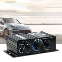 Mini amplificateur de puissance pour voiture 12V, amplificateur audio stéréo portable pour véhicule 20-20KHZ HIFI